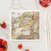 Serviette En Papier Beatrix Potter Cute Peter et ses amis (En situation)