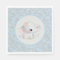 Beau bébé blanc éléphant garçon bébé