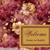 Serviette En Papier Beau Blush Bourgogne Gold Custom Tissu Set de serv