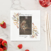 Serviette En Papier Beau feuillage d'automne Thanksgiving Photo (En situation)