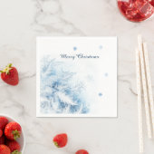 Serviette En Papier Beau hiver Frost Noël (En situation)
