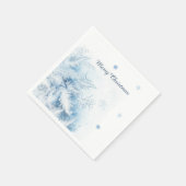 Serviette En Papier Beau hiver Frost Noël (Coin)