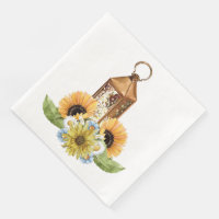 Beau Jardin Bee Motif de tournesol