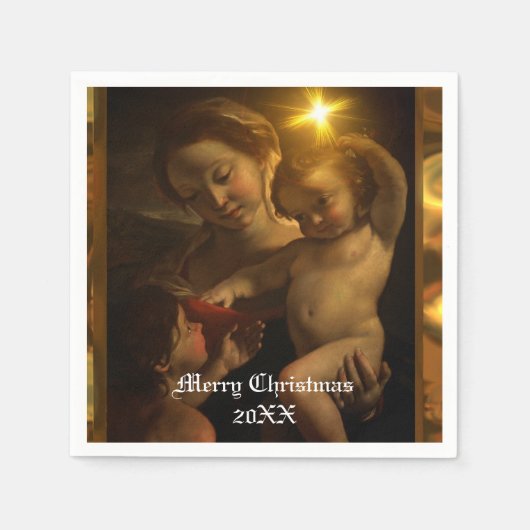 Serviette En Papier Beau Jésus (Devant)