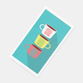 Serviette En Papier Beau K motif 3 serviettes (Coin)