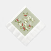 Serviette En Papier Beau K motif 6 serviettes (Coin)