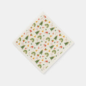 Serviette En Papier Beau Motif de Noël (Coin)