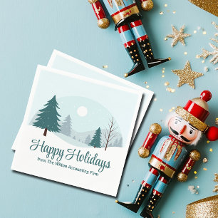 Serviette En Papier Beau Noël Arbres Fêtes d'hiver Fête