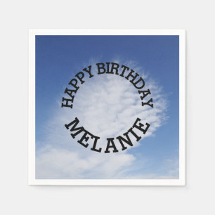 Serviette En Papier Beau nuage