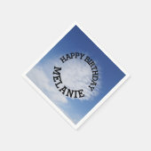 Serviette En Papier Beau nuage (Coin)