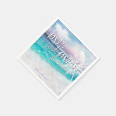 SERVIETTE EN PAPIER BEAU PAPIER TROPICAL OCEAN SOLEIL NAPKINS (Coin)