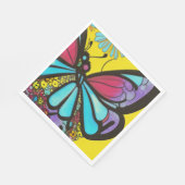 Serviette En Papier Beau Papillon (Coin)