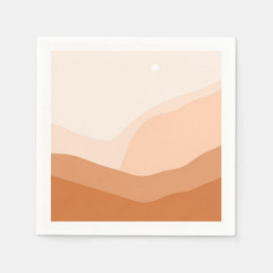 Serviette En Papier beau paysage art