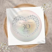 Serviette En Papier Beau Pearl 30e anniversaire de Mariage