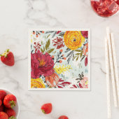 Serviette En Papier Beau Rose (En situation)