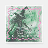 Serviette En Papier Beau Temps Personnalisé Joyeux Anniversaire (Devant)