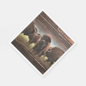 Serviette En Papier Beau troupeau de bisons (Coin)