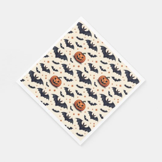 Serviette En Papier Beaucoup de chauves-souris (Coin)