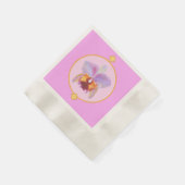 Serviette En Papier Beaucoup de couleurs, un seul papier orchidée (Coin)