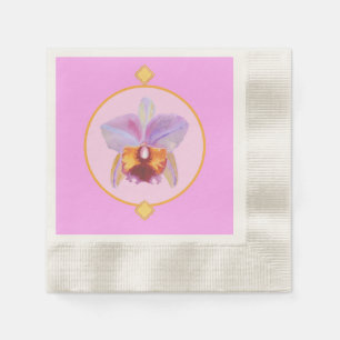 Serviette En Papier Beaucoup de couleurs, un seul papier orchidée