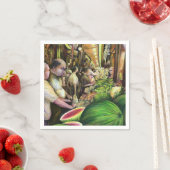 Serviette En Papier Beaucoup d'hommes, beaucoup de melons, Budapest (En situation)