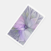 Serviette En Papier Beauté étonnante Fleur d'art Abstrait fractal mode (Coin)