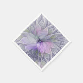 Serviette En Papier Beauté étonnante Fleur d'art Abstrait fractal mode (Coin)