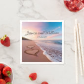 Serviette En Papier Beauté Mariage d'été (En situation)