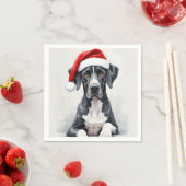 Serviette En Papier Beautiful Great Dane Napkins (En situation)