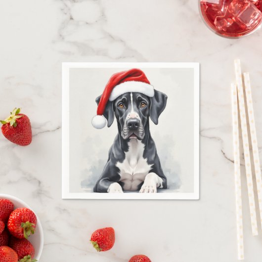 Serviette En Papier Beautiful Great Dane Napkins (En situation)