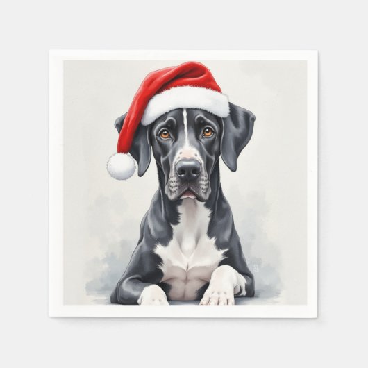 Serviette En Papier Beautiful Great Dane Napkins (Devant)