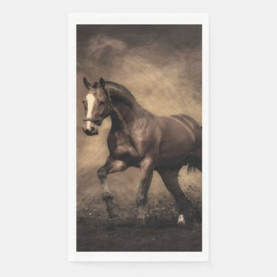 Serviette En Papier Beautiful horse throw pillow