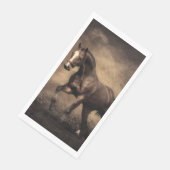 Serviette En Papier Beautiful horse throw pillow (Coin)