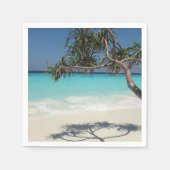 Serviette En Papier Beautiful Tropical Beach (Devant)