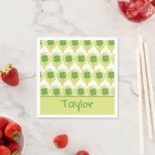 Serviette En Papier Beaux ballons pour la Saint Patrick's Day (En situation)