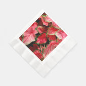 SERVIETTE EN PAPIER BEAUX PLANTES DE CALADIUM ROSE CLAIR (Coin)