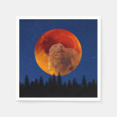 Serviette En Papier Beaver Moon en novembre (Devant)