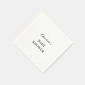 Serviette En Papier Bébé (Coin)