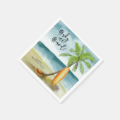 Serviette En Papier Bébé à bord du Baby shower (Coin)