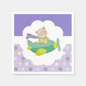 Serviette En Papier Bébé adorable Teddy Papier d'ours Napkin (Devant)