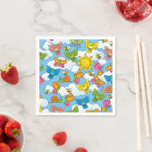 Serviette En Papier Bébé Animaux Arrière - plan (En situation)