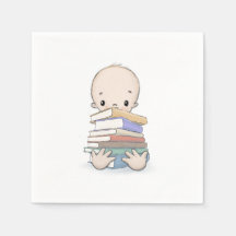 Bébé Avec Livres Enseignant Douche