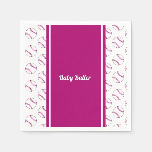 Serviette En Papier Bébé baller Papier serviette (Devant)