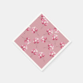 Serviette En Papier Bébé Ballons roses (Coin)