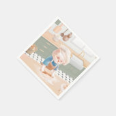 Serviette En Papier Bébé Bébé - Cosy Morning Kneading (Coin)