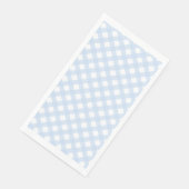 Serviette En Papier Bébé Bleu Pays Style En vichy Motif (Coin)