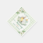 Serviette En Papier Bébé brasse Bière papier Baby shower Napkin (Coin)