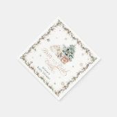 Serviette En Papier Bébé c'est froid dehors mignon Baby shower d'ours  (Coin)