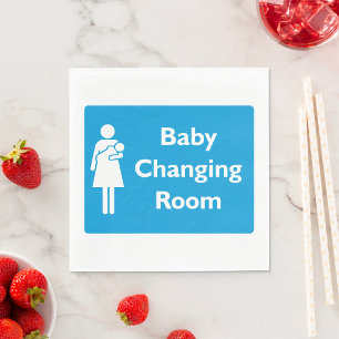 Serviette En Papier Bébé Changement de chambre Signer avec le parent e