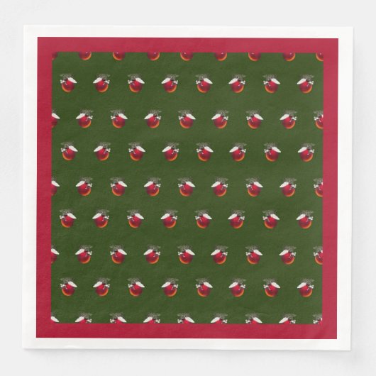 Serviette En Papier Bébé Colombe (Devant)